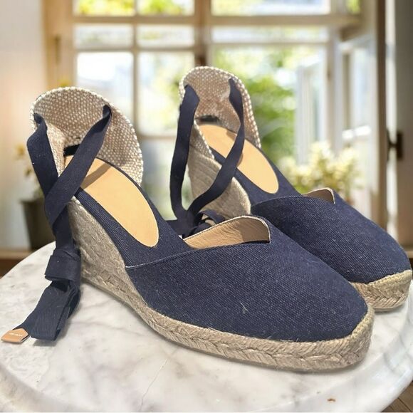 Castañer Jute Espadrille Handmade In Spain Platform Wedges Size 41 - Picture 2 of 16